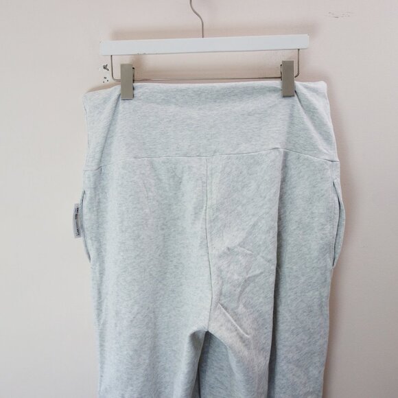 Old Navy Maternity So Comfy Fleece Lined Soft Joggers Light Grey (L) NWT! - Picture 5 of 10